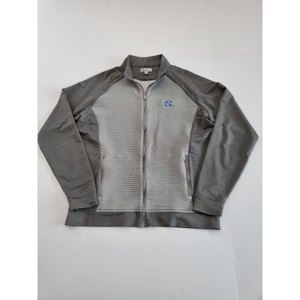 Peter Millar Grey Crown Pemberton Channel Cord Golf Jacket L North Carolina
